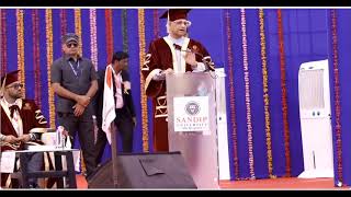 05.01.2024 : Governor addressed the first convocation of the Sandeep University in Nashik;?>