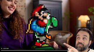 More pics + video: LEGO Mario & Yoshi moving sprite display set 71438
