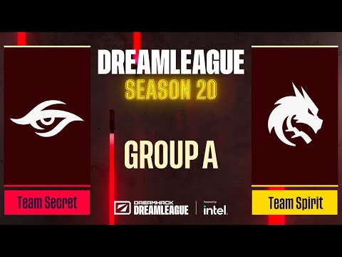 Dota2 - Team Secret vs Team Spirit - Game 1 - DreamLeague Season 20 - Group A
