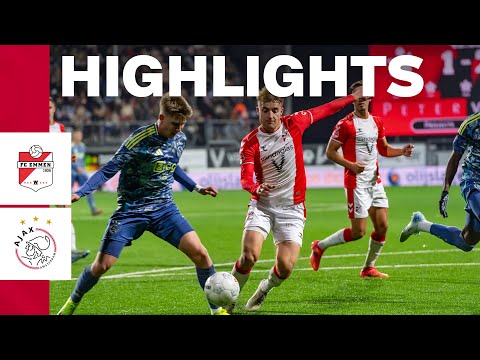 Highlights FC Emmen - Jong Ajax | Keuken Kampioen Divisie