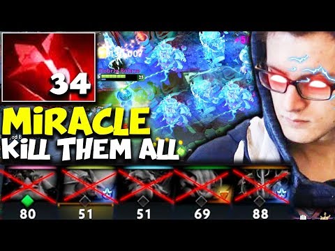 Miracle- [Storm Spirit] 34 Stack Bloodstone - Brutal 25 KILL Carry Mid Storm Dota 2