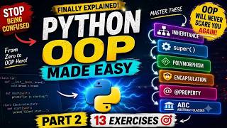 Python OOP Interview Crash Course | 13 Must-Know Exercises to Master Classes, Objects & OOP Concepts