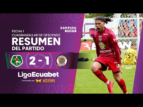 Mushuc Runa 2 - 1 Vinotinto / Fecha 1 - Cuadrangular De Descenso  / Liga Ecuabet conectada por Xtrim
