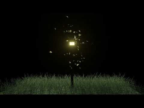 MOTH simulation in blender