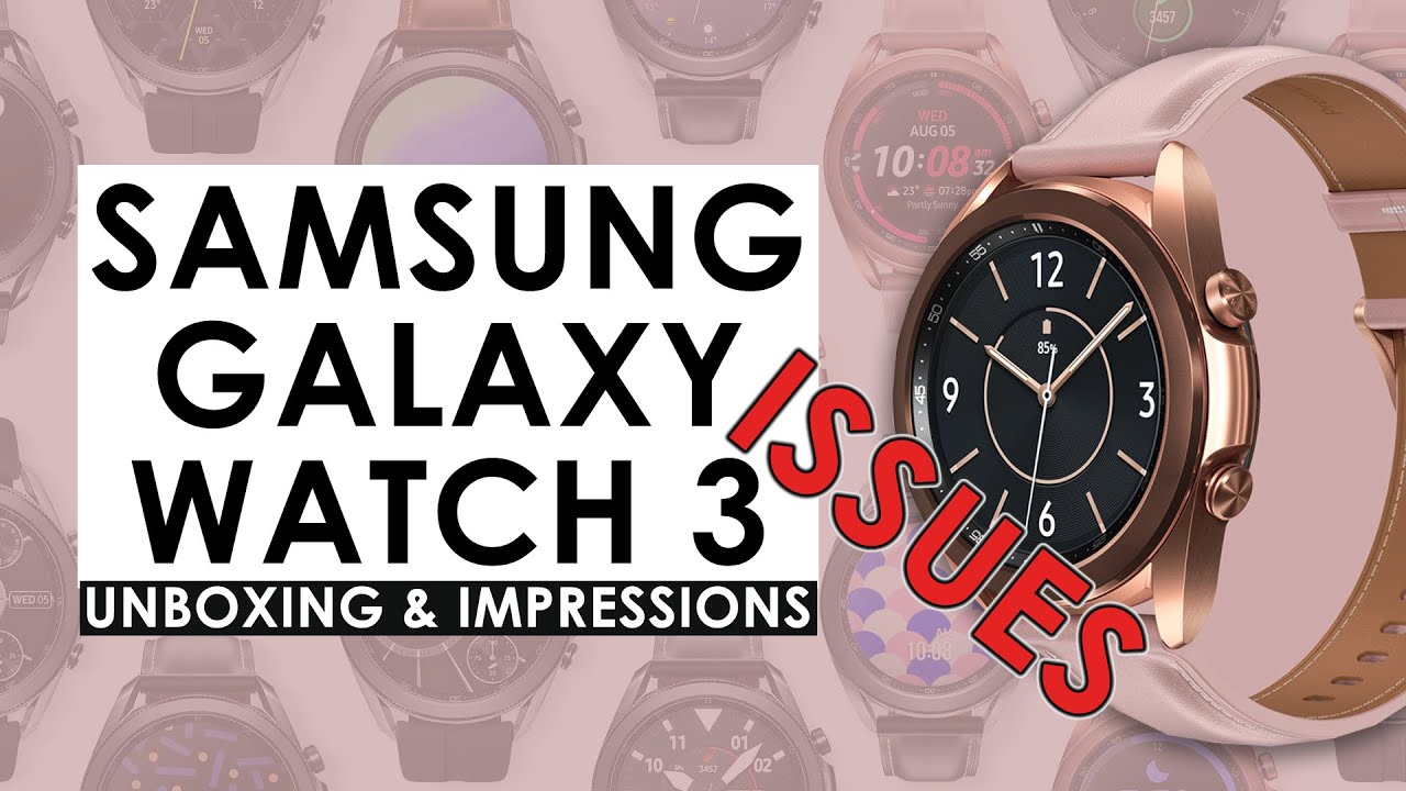 Samsung Galaxy Watch 3 Bronze 41MM | One Big Problem | Unboxing & First Impressions