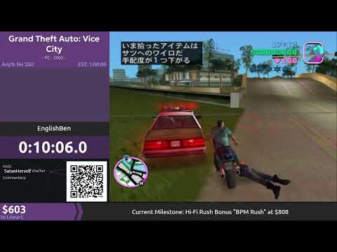 Grand Theft Auto: Vice City by EnglishBen in 59:28 | Lifeline for Linear