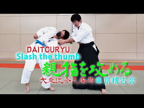 【小手返】簡単に倒せる！腰を崩すのに必要なちょっとしたコツを公開します！！　東京稽古会313　親指を攻める　大東流合気柔術