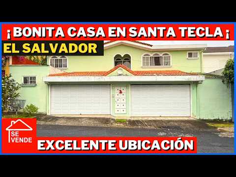 SE VENDE BONITA CASA EN SANTA TECLA EL SALVADOR