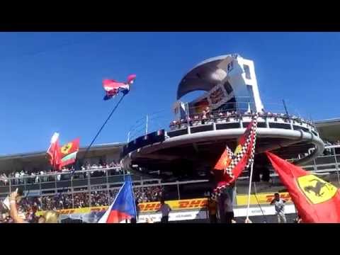 Formula 1 Italian GP - Monza 2015, podium celebration