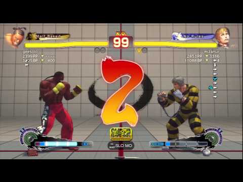 geesolo (Dee Jay) Vs mizanur (Cody) SSF4 AE Ranked Matches - PSN