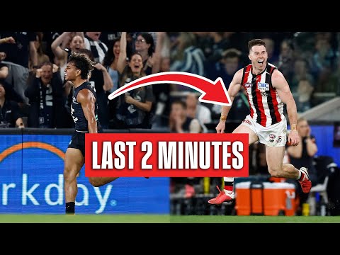 HIGGINS MATCH WINNER! | Last 2 Minutes St Kilda v Carlton - Round 24 2024
