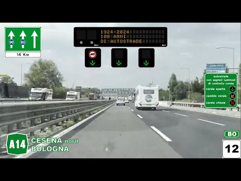 A14 | Autostrada Adriatica | CESENA nord - BOLOGNA (ADS La Pioppa Est)