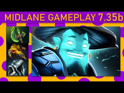 ⭐Storm Spirit 15+ Kills! Mid Gameplay 7.35b - Dota 2 Top MMR