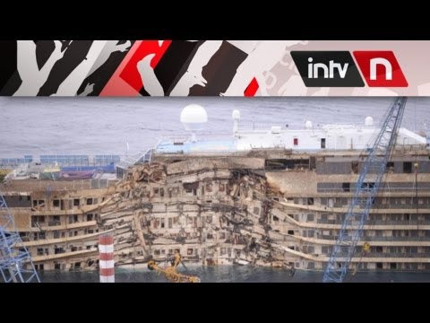 EL COSTA CONCORDIA YA ESTÁ REFLOTADO, ASÍ SE ENDEREZÓ (CAMARA RAPIDA)