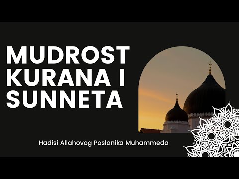 Vjerodostojni Hadisi Allahovog Poslanika Muhammeda ﷺ 📜🌟 - Mudrost iz Sunneta i Kurana