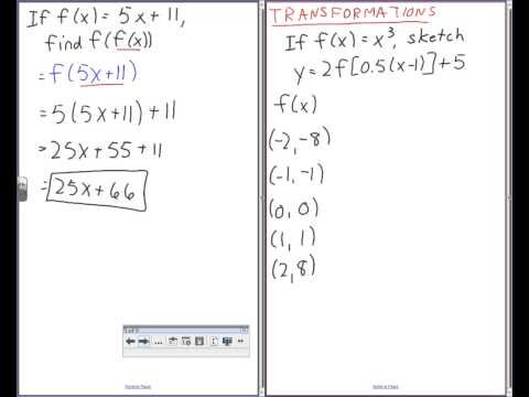 MCR3U - Unit 1 Test Review - Part 3 of 3