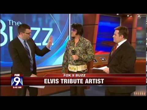 Anthony Shore Elvis Tribute on The Fox 9 Buzz show 11/5/2012