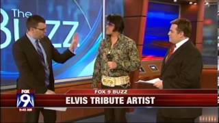 Anthony Shore Elvis Tribute on The Fox 9 Buzz show 11/5/2012