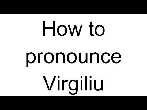 How to Pronounce Virgiliu (Romanian)