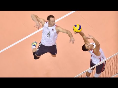 David Smith + David Lee - USA Middle Blocker Volleyball Highlights