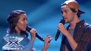 Alex &amp; Sierra Speak Loudly with &quot;Little Talks&quot; - THE X FACTOR USA 2013