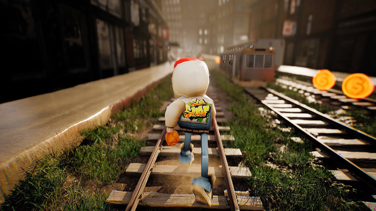 REFIZ O SUBWAY SURFERS SÓ QUE ULTRA REALISTA!