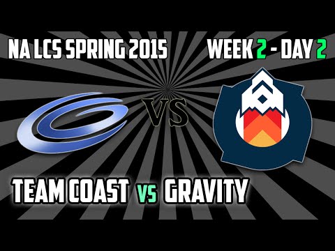 Team Coast vs Gravity - Highlights - S5 NA LCS Spring Split 2015 - W2 D2