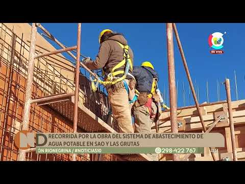 Recorrida por la obra del sistema de abastecimiento de agua potable en SAO y Las Grutas