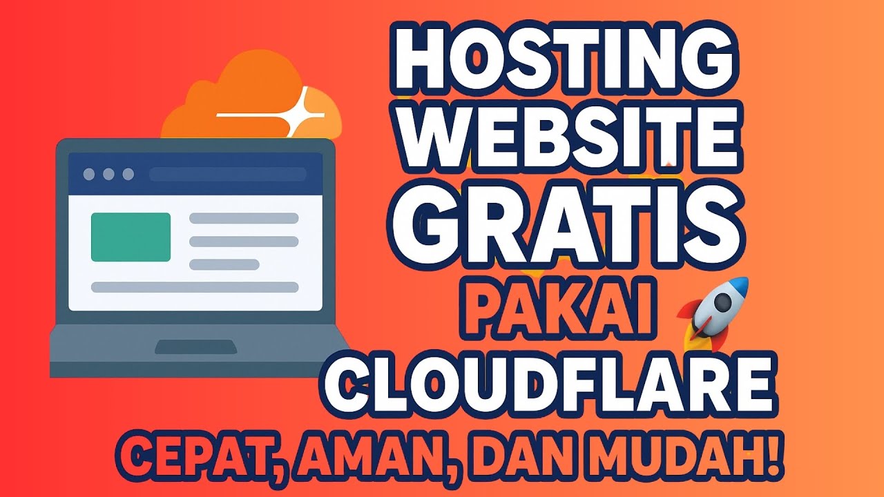 Hosting Website Gratis Pakai Cloudflare 🚀 Cepat, Aman, dan Mudah!