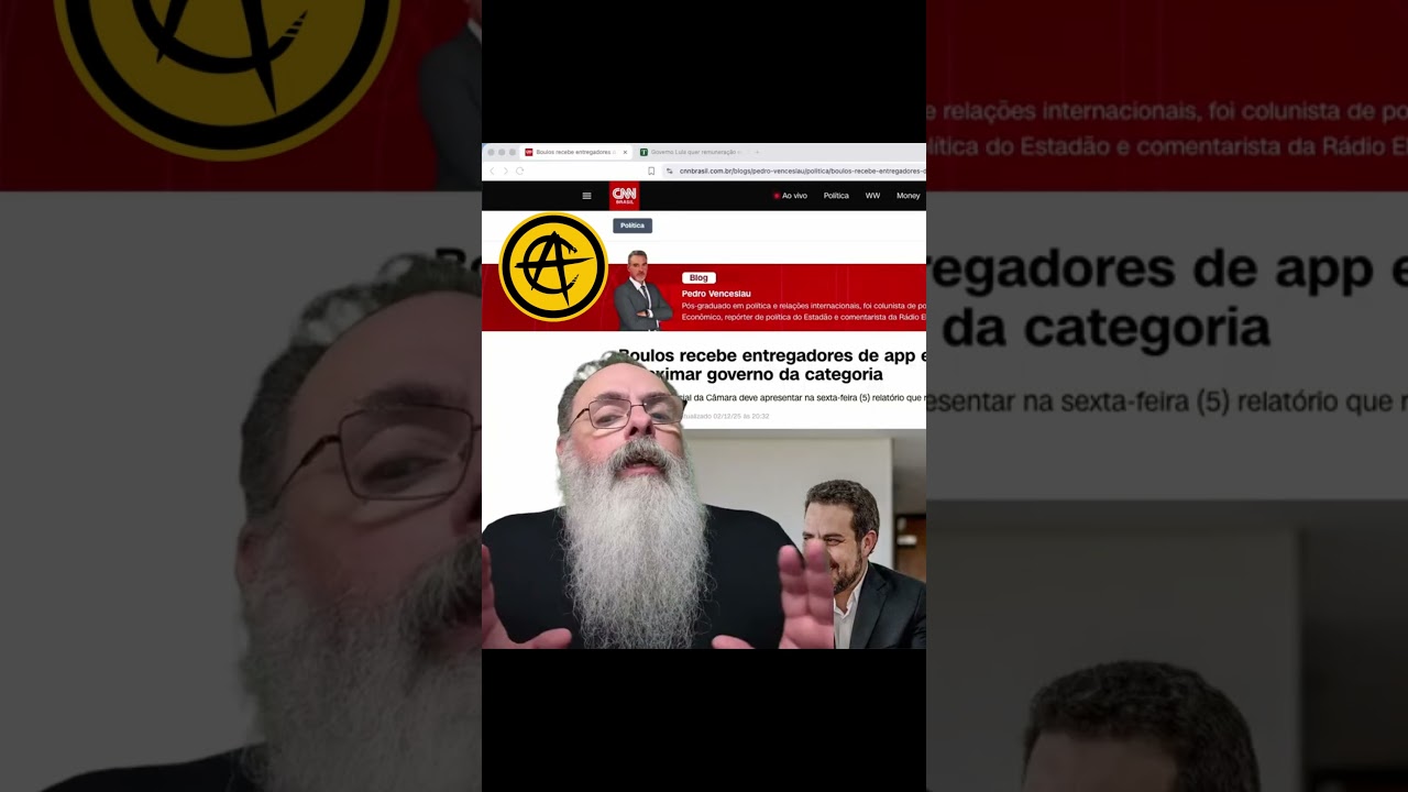 BOULOS tenta ENGRUPIR ENTREGADORES prometendo &quot;DIREITOS PREVIDENCIÁRIOS&quot; ou seja PAGAR INSS