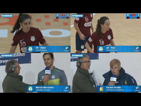 Resumo Futsal Feminino: ARNEIROS 2x0 GOLPILHEIRA - CN FPF 2019/20