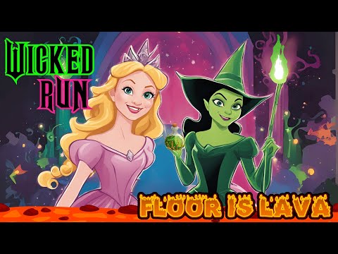 WICKED RUN and FLOOR IS LAVA GAME | CHRISTMAS BRAIN BREAK DANCE EXERCISE GAME | KIDS VIDEOS FOR KIDS