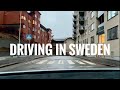 Driving Tour In Sweden Stockholm Relaxing Under The Rain
