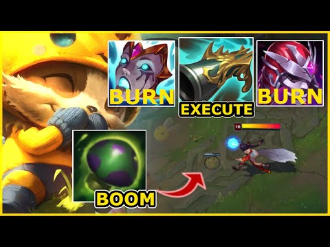 WATCH YOUR STEP! ONE SHROOM AND YOU'LL BE BURNED ALIVE! TEEMO MID GAMEPLAY - League of Legends