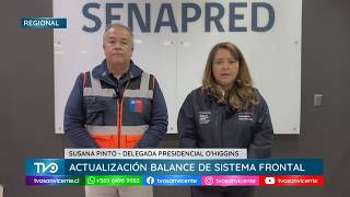 Actualización balance de sistema frontal en la Región de O’Higgins