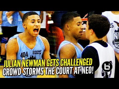 Crowd STORMS the Court after Julian Newman Gets CHALLENGED at NEO Elite!