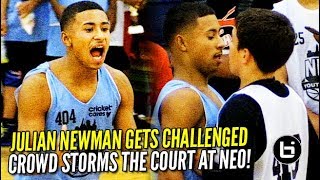 Crowd STORMS the Court after Julian Newman Gets CHALLENGED at NEO Elite!