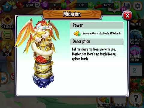 DragonCity part 5.I finally unlocked.Midarian tower.
