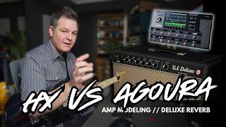 Video thumbnail for Agoura vs HX Amp Models - Fender Deluxe Reverb // Line 6 Helix Stadium by Signal Theory
