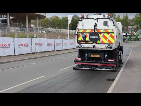 Bucher Municipal V80 Road Sweeper - BACK-TO-BLACK