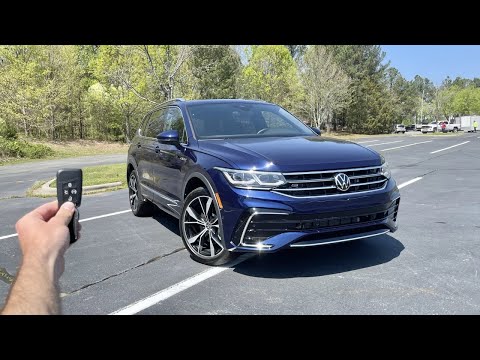 2023 Volkswagen Tiguan 2.0 SEL R Line: Start Up, Test Drive, Walkaround, POV and Review