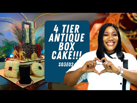 BAKE THAT CAKE WITH DRIPPLES : S03E02 : 4 TIER ANTIQUE BOX CAKE!!!