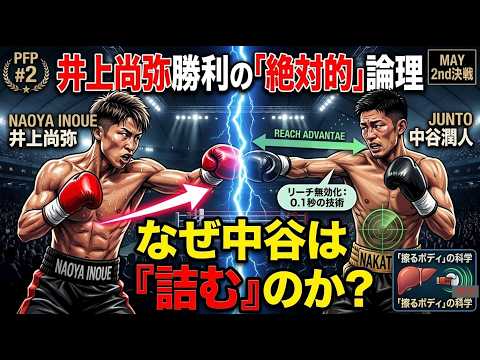 井上尚弥が中谷潤人を『詰ませる』3つの論理的根拠。中谷のリーチを無効化する0 1秒の技術 (Mr.K)