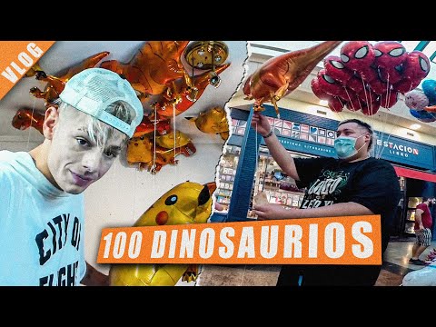 COMPRAMOS 100 DINOSAURIOS PARA EL ESTRENO DE BIG APPLE - QUE SE PIQUE | VLOG