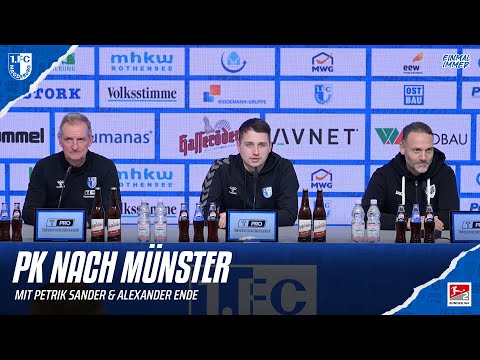 „Wir haben viel investiert und wurden belohnt.“ | PK nach dem Heimspiel gegen Preußen Münster (2:0)