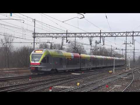 LA PARTENZA DELL' ETR.170 DA PERI (VR) 17 - 3 - 2018