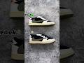 Real Vs Fake Travis Scott Olive Jordan 1 Low Sneakerhead Sneakers Viral
