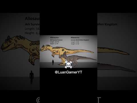 Jurassic World VS Ark Survival Evolved #ark #jurassicworld #edit