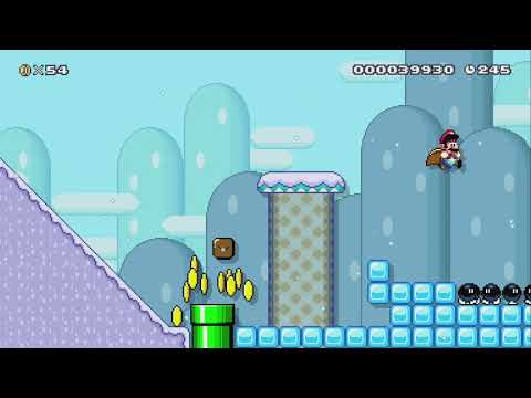 Snow Run by Mr Snuggle - Super Mario Maker 2 - No Commentary 1bx