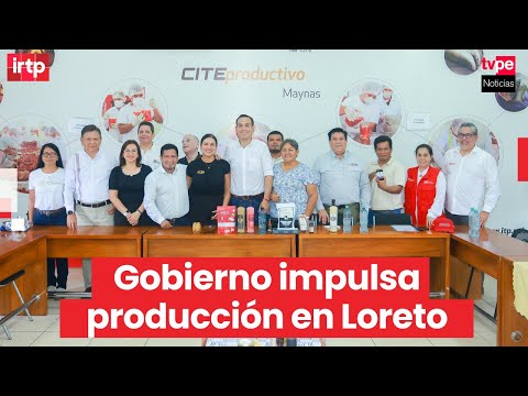 Presidente Jerí supervisa el CITE Productivo Maynas en Loreto